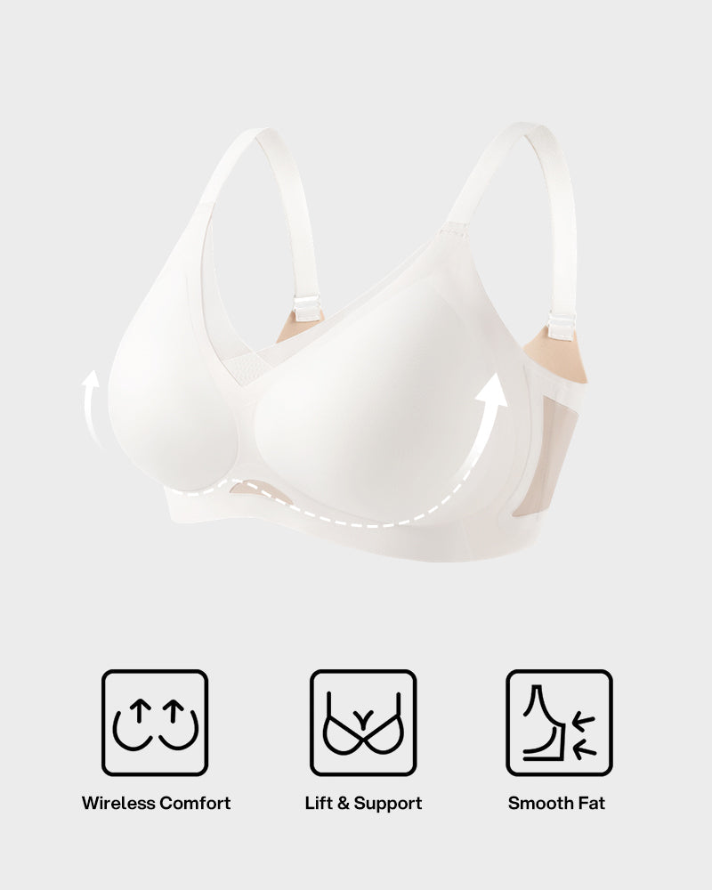 Mesh Crossover Wireless Lift Bra - view 8