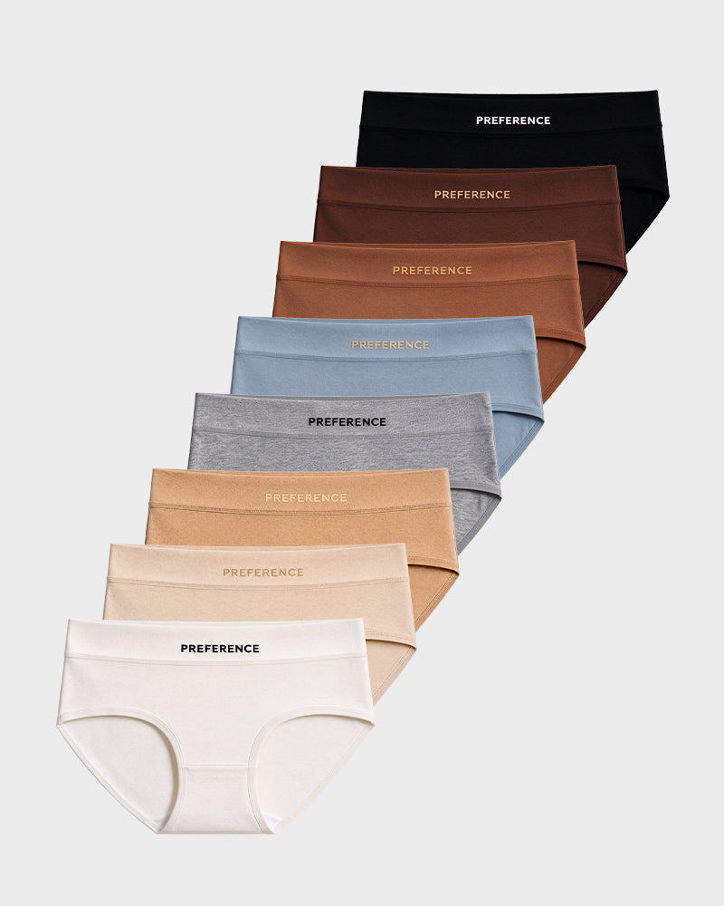 Mid-Rise Full-Coverage Cotton Briefs Multipack - view 19