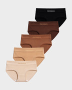 Mid-Rise Full-Coverage Cotton Briefs Multipack