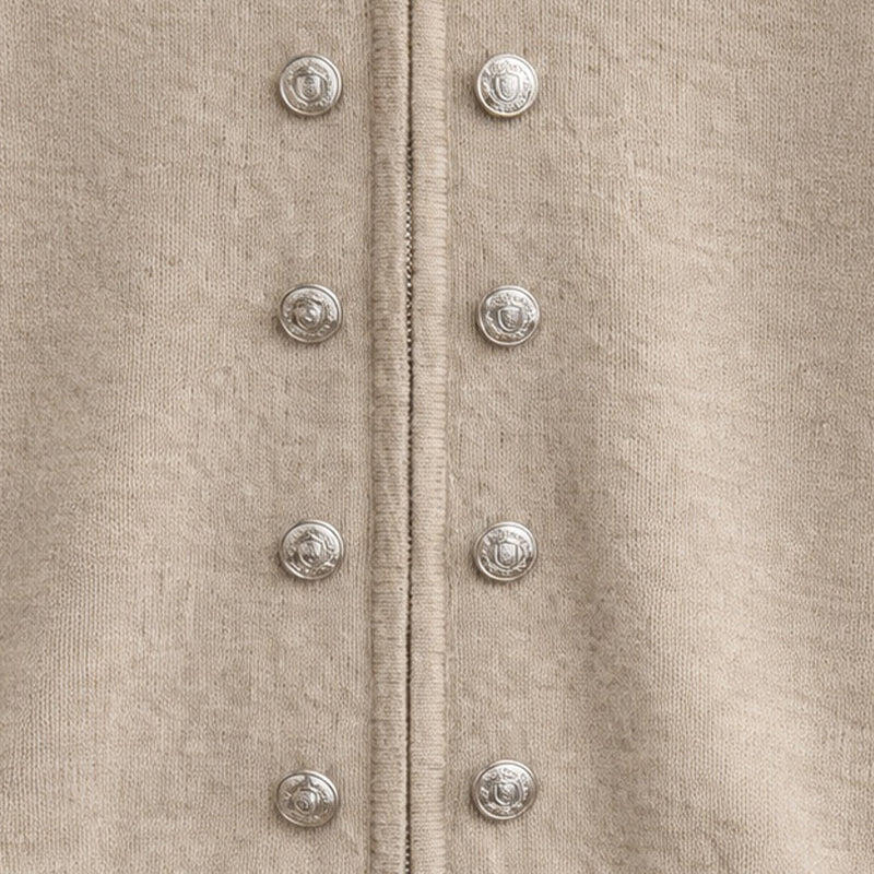 Mock-Neck Two-Way Zip Knit Cardigan - view 4