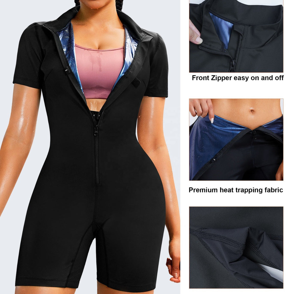 Women's Full Body Shapewear Sauna Suits - view 5