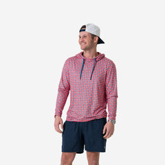 Performance Hoodie - American Flag Print