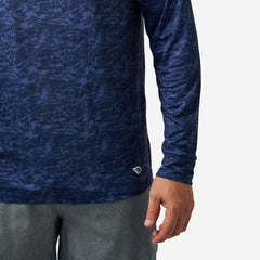 Performance Hoodie - Marsh Camo - Navy