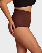 Plus-Size High-Waist Cross Tummy Control Panties (5 Pack) - view 21