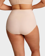 Plus-Size High-Waist Cross Tummy Control Panties (5 Pack) - view 13