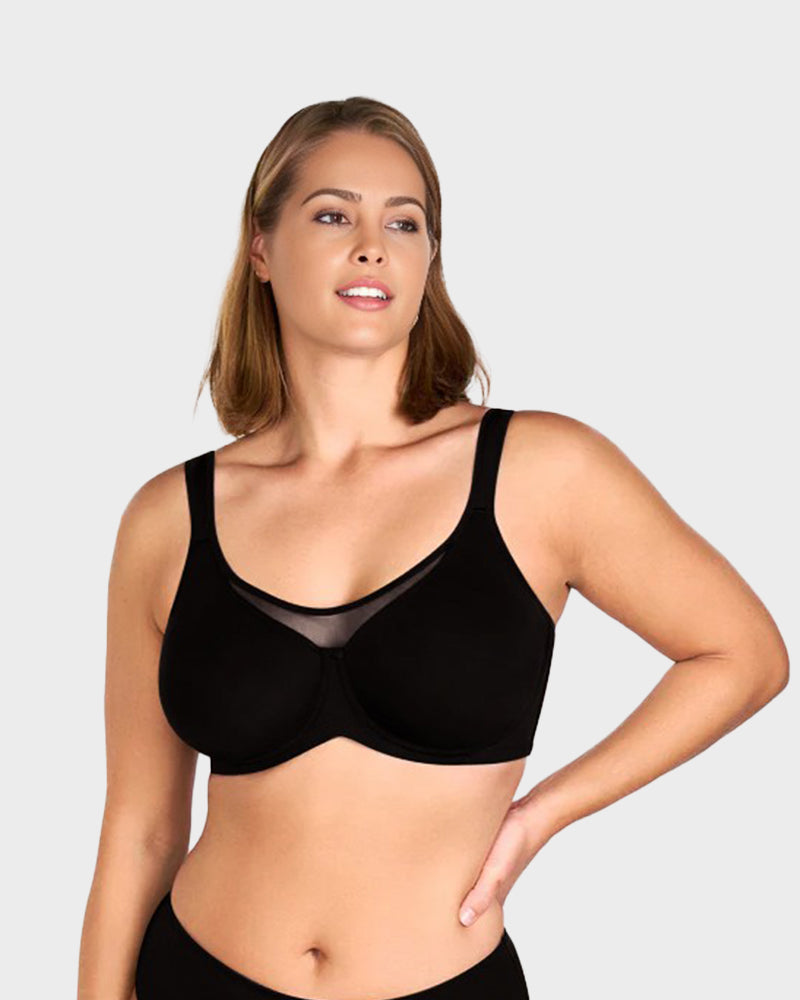 Plus Size Cooling Full Coverage Minimizer Bra - view 7