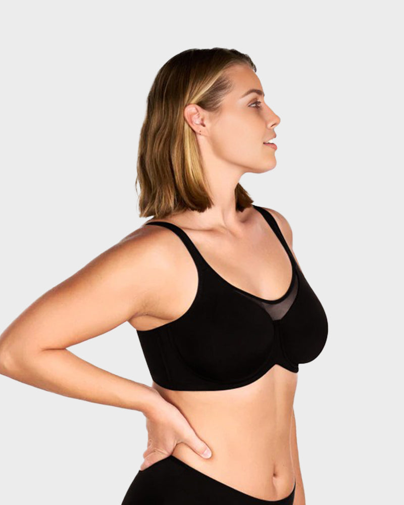 Cooling Full-Coverage Underwire Minimizer Bra - view 6