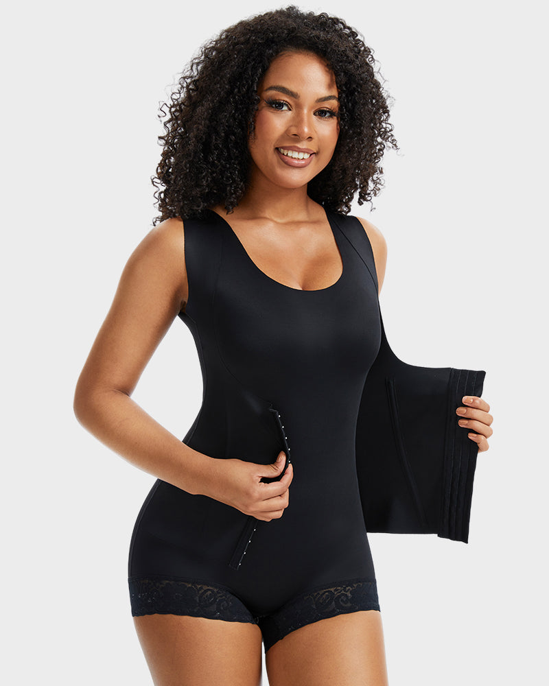 Double-Layer PowerMesh Tummy Sculpt Bodysuit - view 12