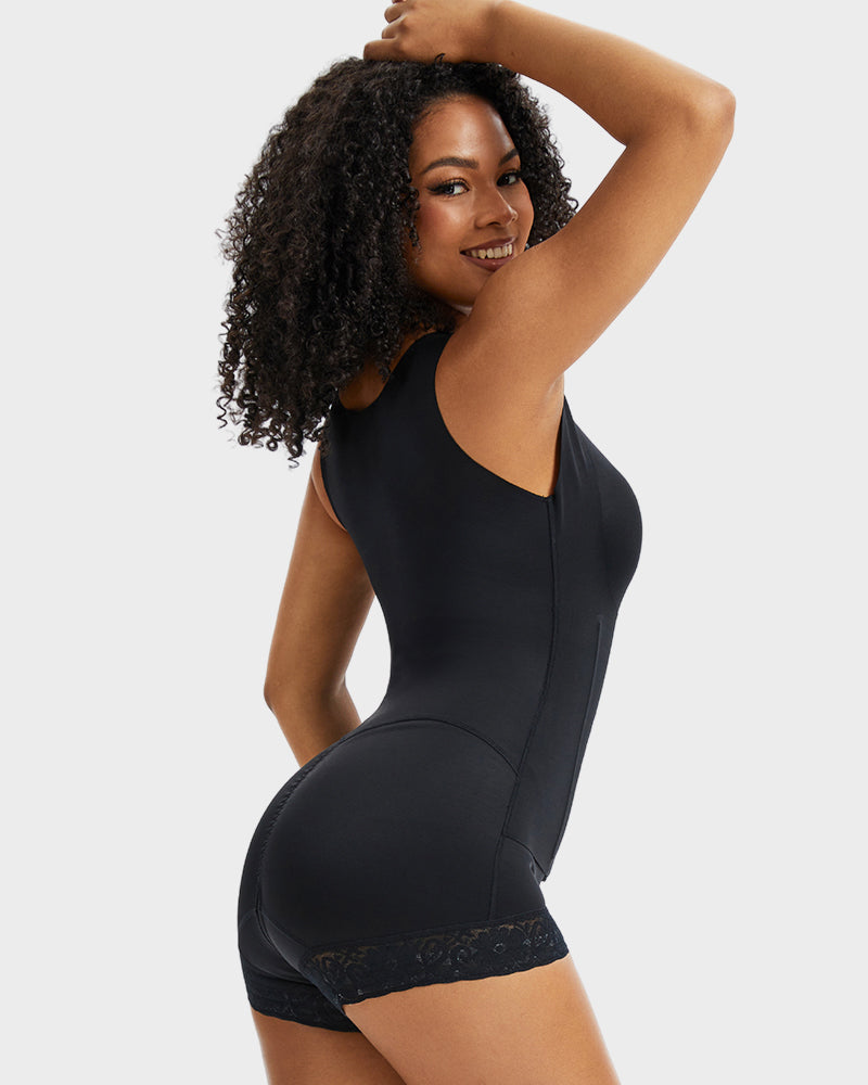 Double-Layer PowerMesh Tummy Sculpt Bodysuit - view 14