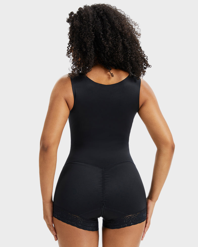 Double-Layer PowerMesh Tummy Sculpt Bodysuit - view 15