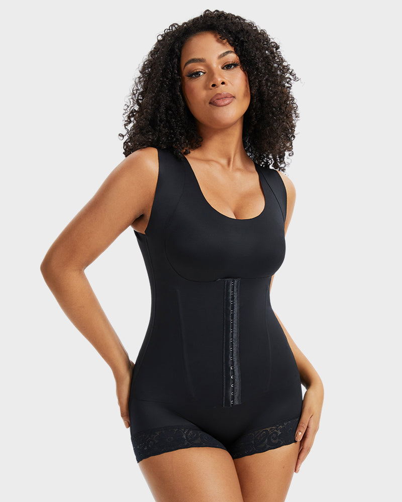 Double-Layer PowerMesh Tummy Sculpt Bodysuit - view 13