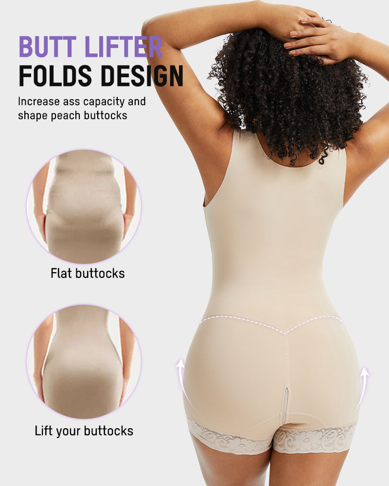 Double-Layer PowerMesh Tummy Sculpt Bodysuit - view 9