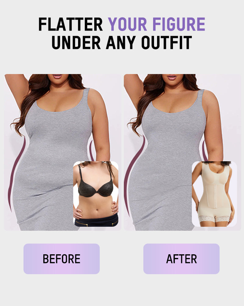Double-Layer PowerMesh Tummy Sculpt Bodysuit - view 11