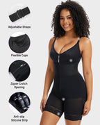 PowerMesh Deep V Bodysuit Shapewear - view 12