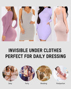 PowerMesh Deep V Bodysuit Shapewear - view 17
