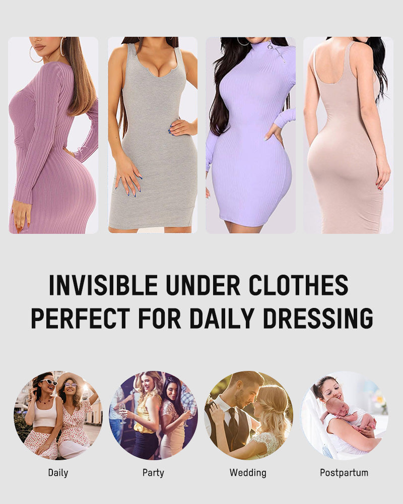 PowerMesh Deep V Bodysuit Shapewear - view 17