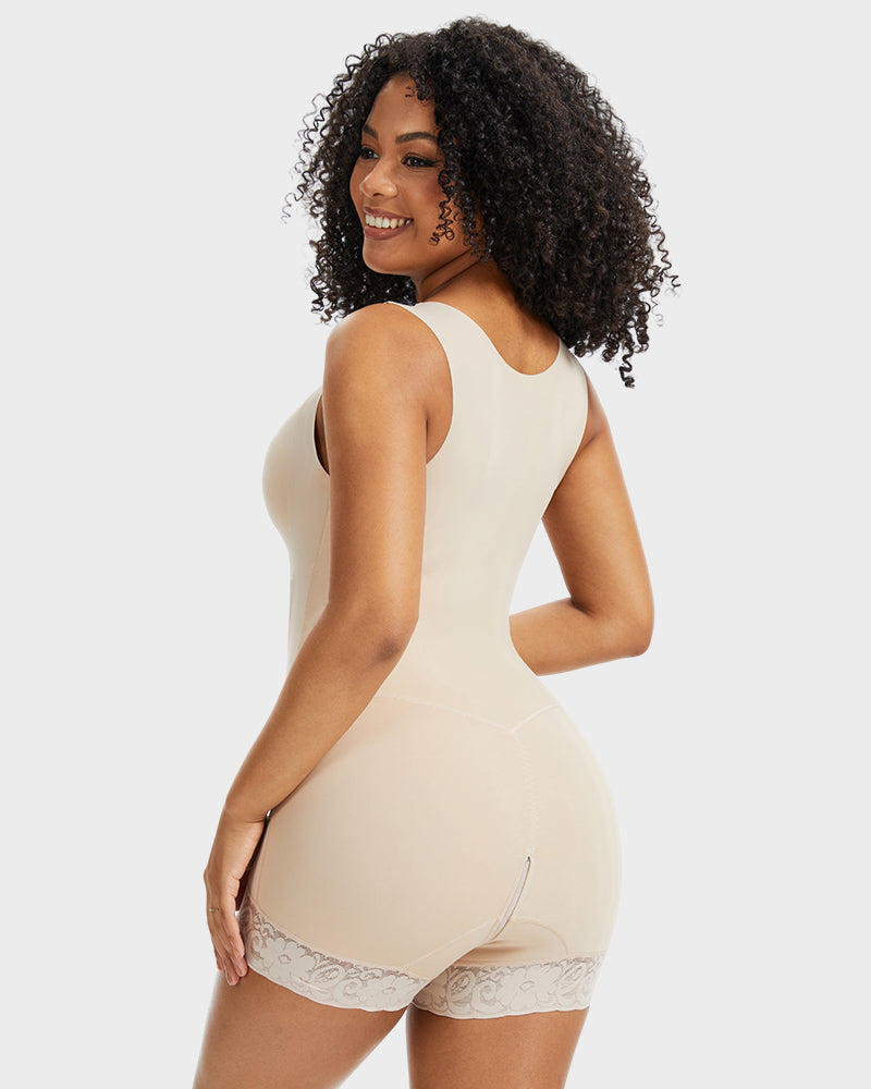 Double-Layer PowerMesh Tummy Sculpt Bodysuit - view 2