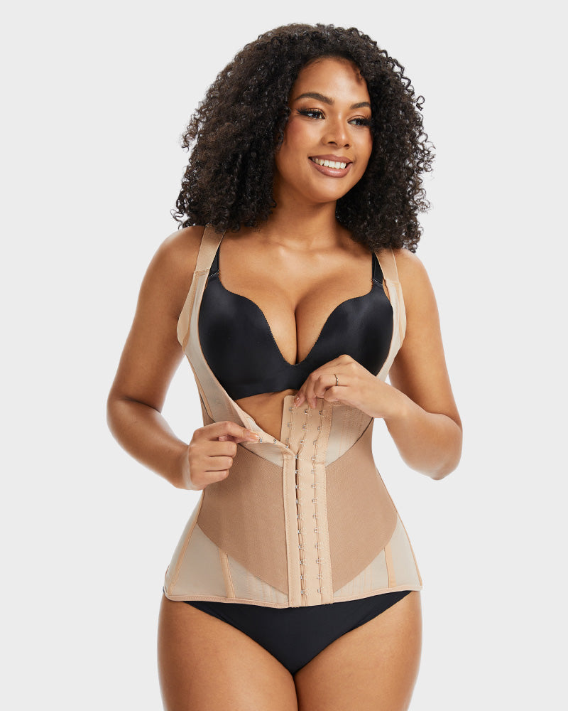 PowerMesh Double-Layer Waist Trainer Shapewear - view 7