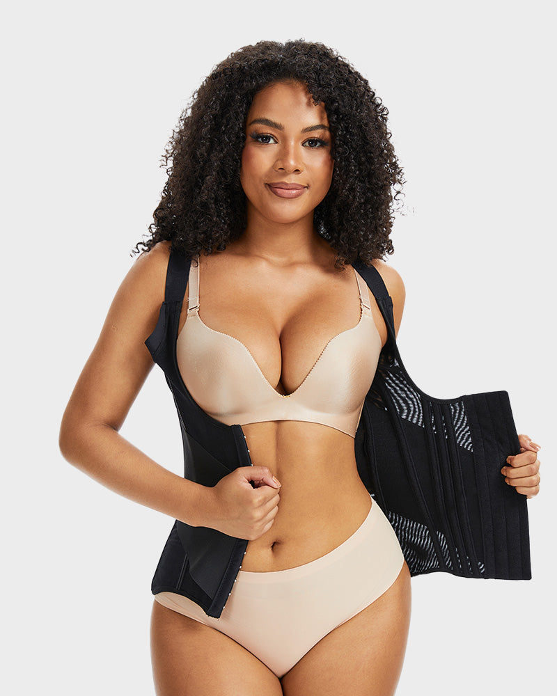 PowerMesh Double-Layer Waist Trainer Shapewear - view 5