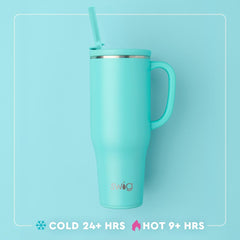 Swig | 40 oz. Mega Mug - Mocha Dot