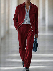 Elegant Luxury Velvet 2-Piece Set