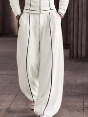 Modern Tailored Waist Jacket Pants Set