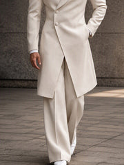 Old Money Long Tailored Coat Suit Set