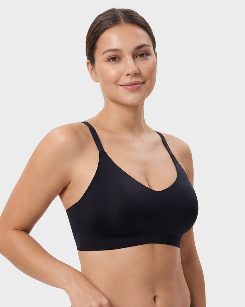 Seamless Backless Lace Bralette - view 9