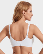 Seamless Deep-V Wireless Support Bra - view 20
