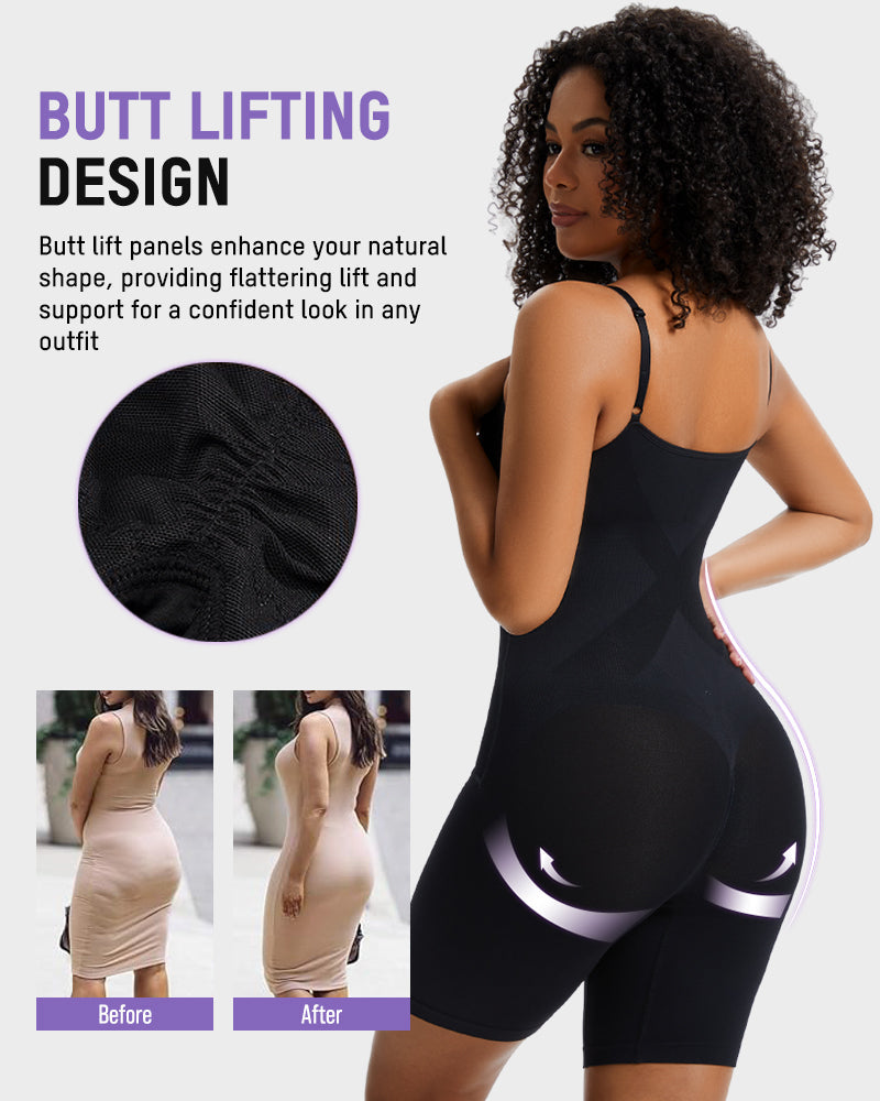 Seamless Double Compression Shaping Bodysuit - view 2