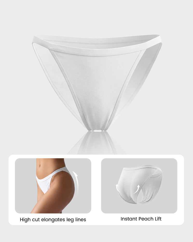 Seamless High-Cut Peach Lift Panty(5 pack) - view 5