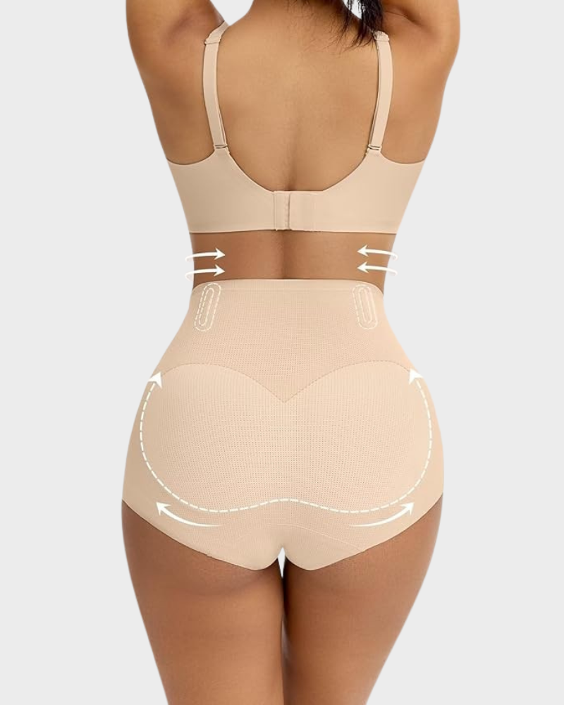 Seamless High-Waisted Tummy Control Shaping Panty (3 Pack) - view 4
