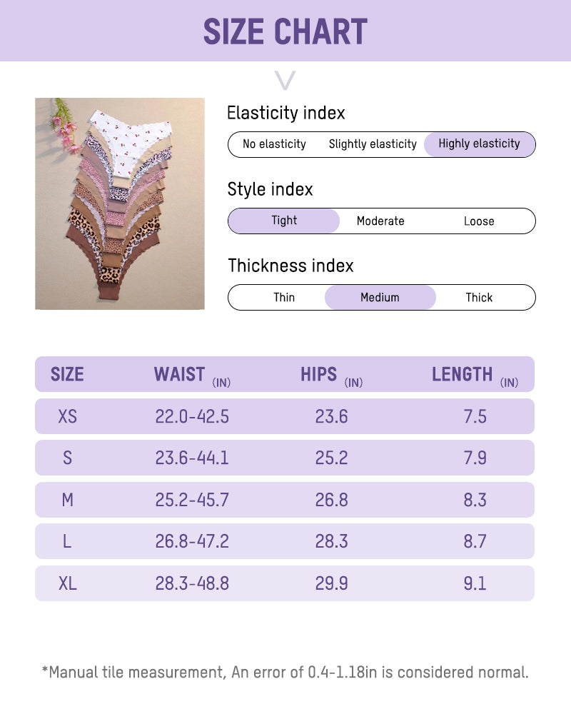 Seamless Wave-Edged Panties (10 Pack) - view 5