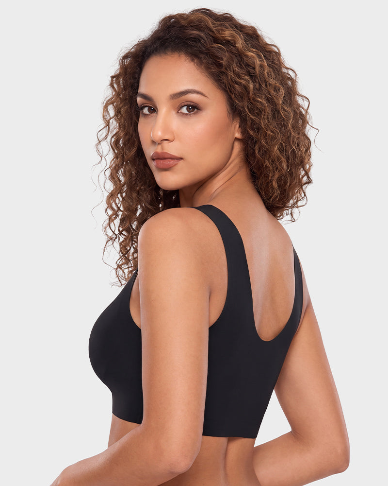 Seamless Wireless Full-Coverage T-Shirt Bra - view 11