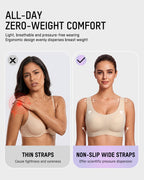Seamless Wireless Full-Coverage T-Shirt Bra - view 6