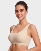 Seamless Wireless Full-Coverage T-Shirt Bra - view 7