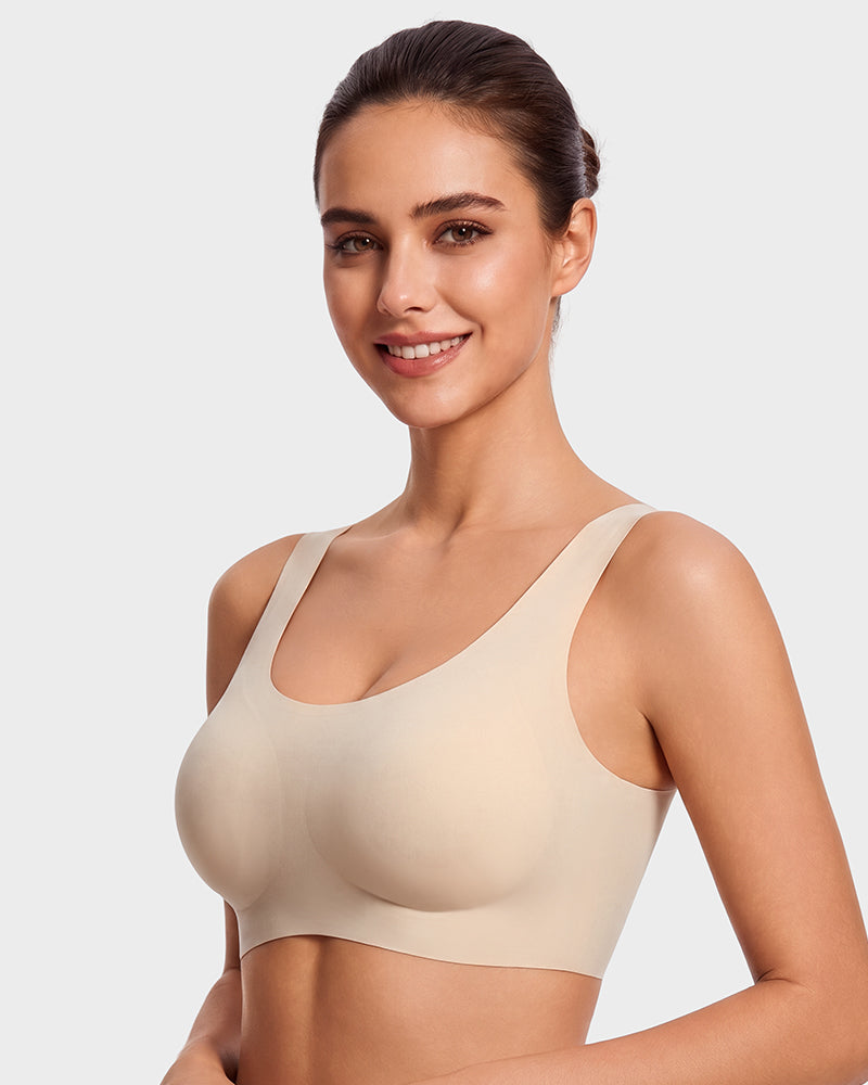 Seamless Wireless Full-Coverage T-Shirt Bra - view 7
