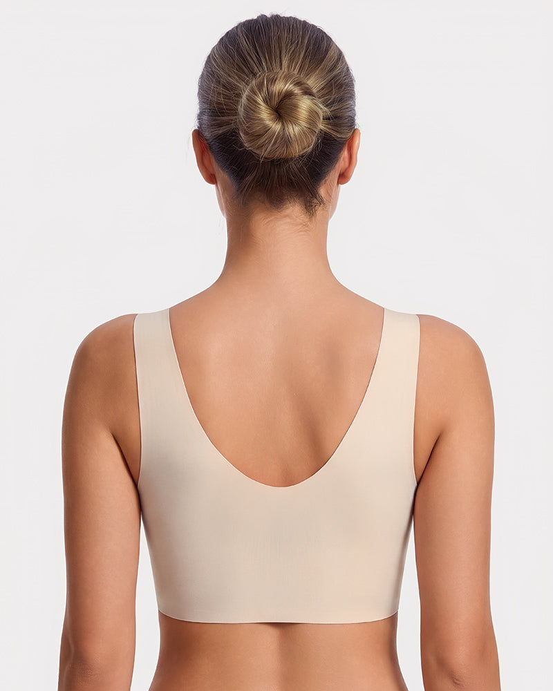 Seamless Wireless Full-Coverage T-Shirt Bra - view 8