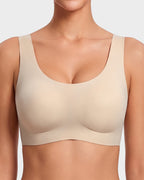 Seamless Wireless Full-Coverage T-Shirt Bra - view 18
