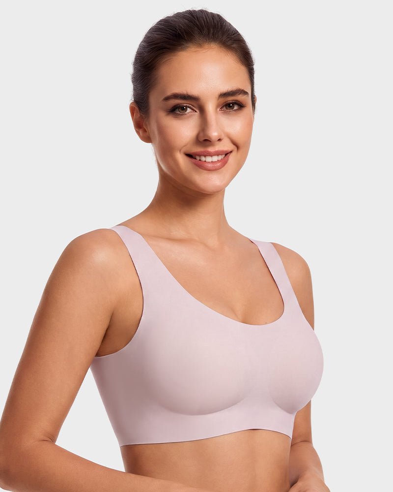 Seamless Wireless Full-Coverage T-Shirt Bra - view 13