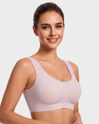 Seamless Wireless Full-Coverage T-Shirt Bra - view 13