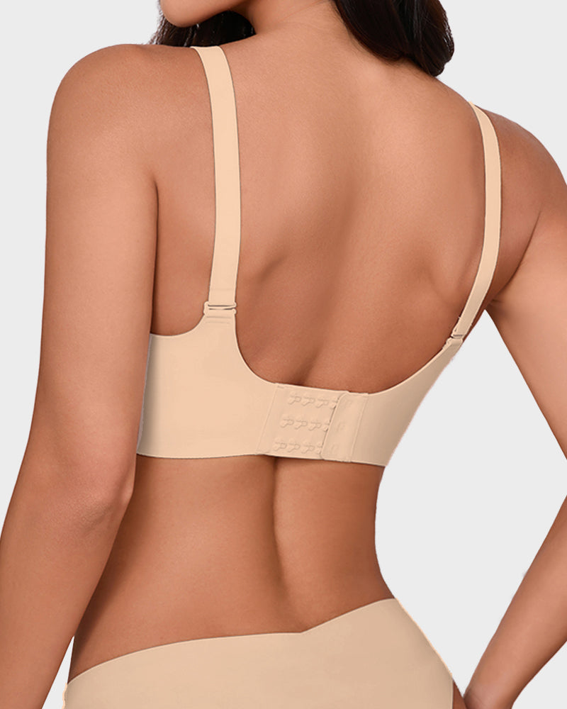 Seamless Wireless Scalloped Edge Jelly Bra - view 9