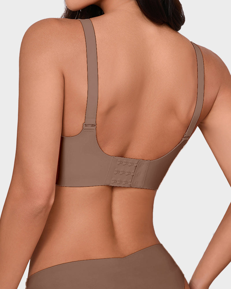 Seamless Wireless Scalloped Edge Jelly Bra - view 13