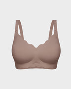 Seamless Wireless Scalloped Edge Jelly Bra - view 17