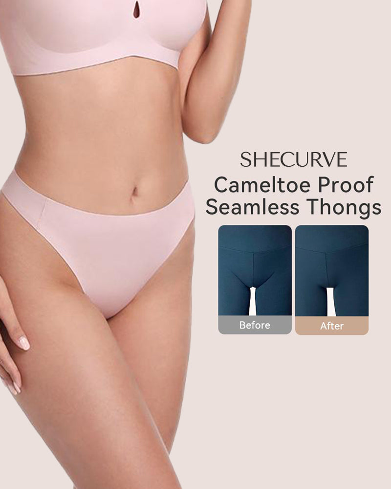 Seamless Camel Toe Cover Thongs Multipack - view 6