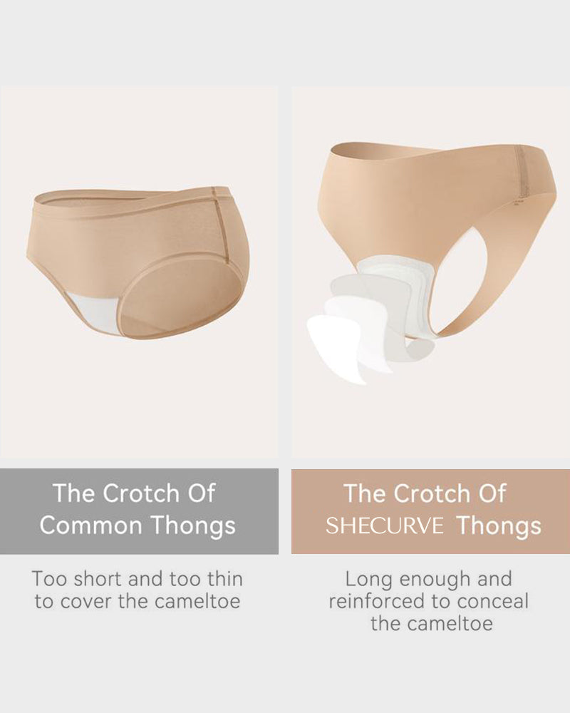 Seamless Camel Toe Cover Thongs Multipack - view 9