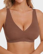 Seamless Deep V Push-Up Wireless Bra - view 33