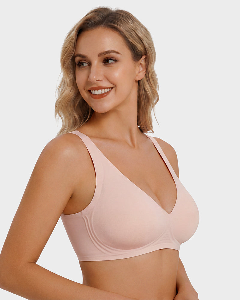 Deep V Wire-Free Push-Up Bra - view 9