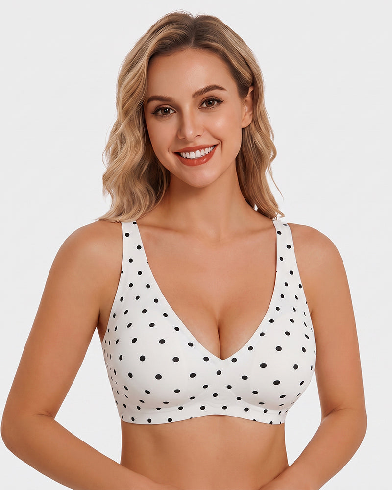 Seamless Deep V Push-Up Wireless Bra - view 22