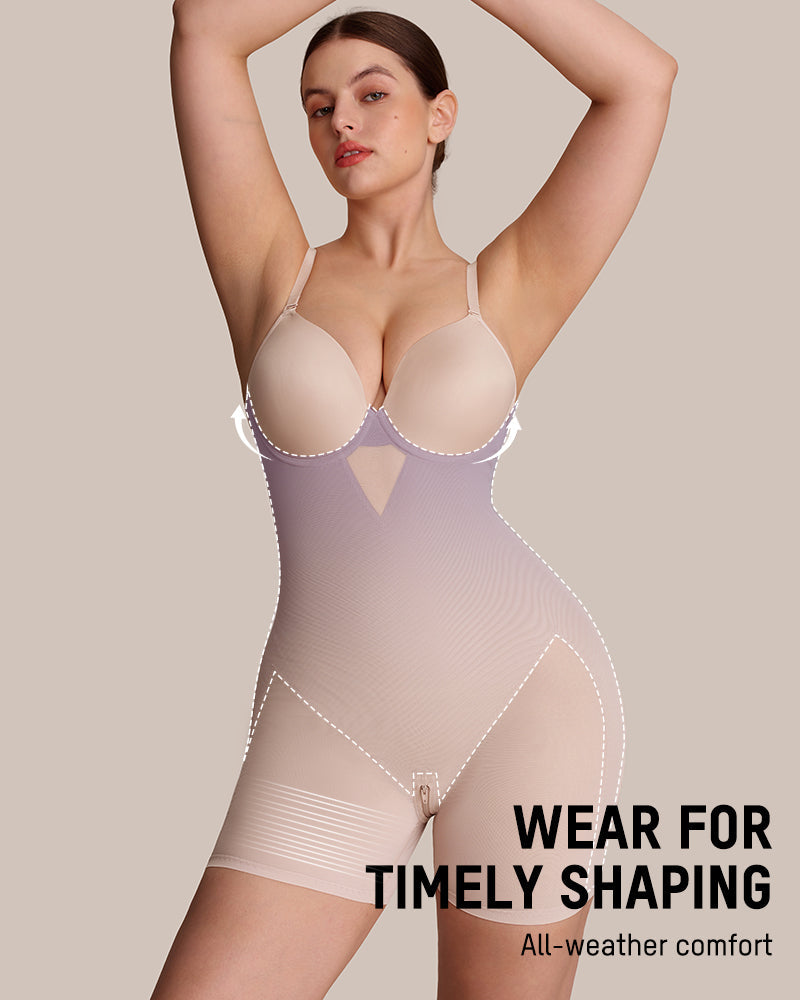 Seamless Full-Body Shaping Bodysuit - view 2